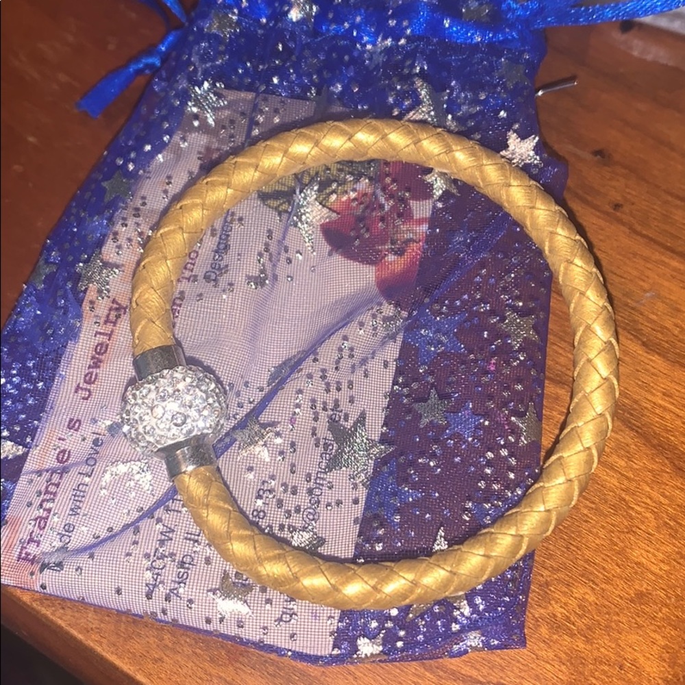Gold and silver bracelet